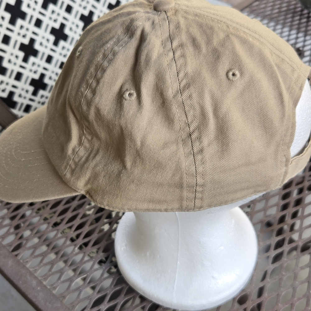 Super Mario Khaki Embroidered Baseball Cap - Tan and Red Accent - Picture 5 of 7